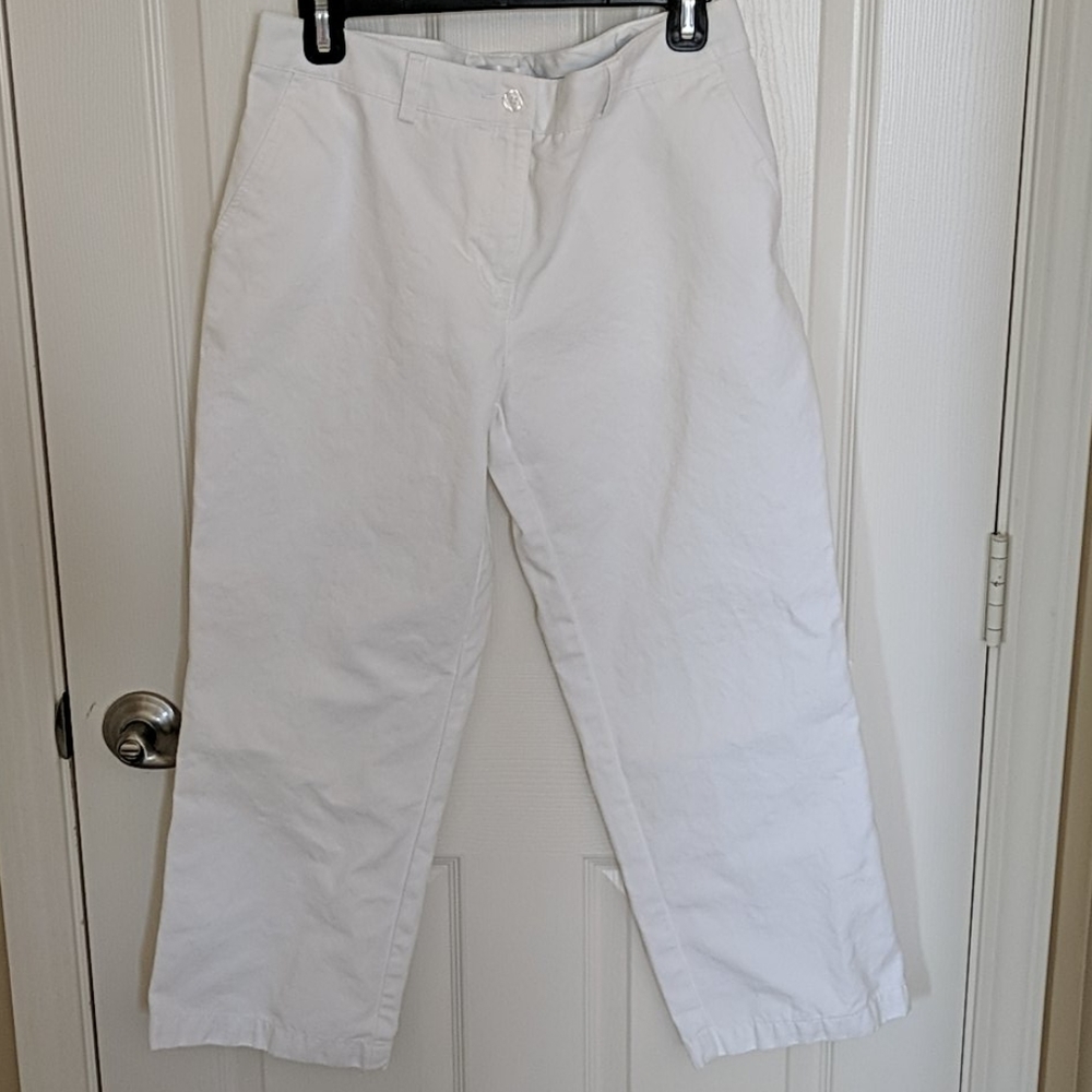 Isaac Mizrahi for Target white Capri pants